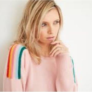 Fun, soft 100% cashmere Celia sweater size Small